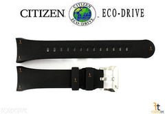 Citizen BN2020-06E  Original Replacement Black Rubber Watch Band Strap 4-S092183