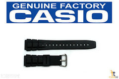 Casio ALT-6000-1V Genuine Factory Replacement Black Rubber Watch Band  ALT-6100-1V