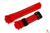 CASIO G-SHOCK G'Mix GBA-400-4A Original Red Rubber Watch Band Strap - Forevertime77