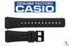 CASIO DBC-30 Original 22mm Black Rubber Watch BAND Strap CMD-40 DBC-63 DBM-150 - Forevertime77