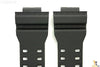 16mm Fits CASIO GA-100 G-Shock Black Rubber Watch Band GA-300 GA-120 w/2 Pins - Forevertime77