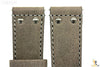 Luminox 1923 1943 Atacama 26mm Gray Leather Watch Band Strap w/ 2 Pins - Forevertime77