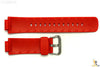 CASIO G-300C-4AV G-SHOCK Original 16mm Orange Rubber Watch Band Strap - Forevertime77