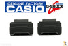 CASIO G-Shock GA-100 (ALL GA-100 MODELS) Black End Piece Strap Adapter (QTY 2) - Forevertime77