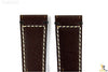 Citizen 59-S52829 Original Replacement 23mm Brown Leather Watch Band Strap - Forevertime77