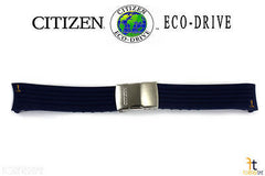 Citizen 59-S51736 / 59-S54203 Original Replacement 22mm Skyhawk AT Blue Rubber Watch Band Strap