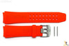 Luminox 9100 F16 22mm Orange Rubber Watch Band Strap w/ 2 Pins - Forevertime77