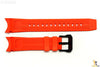 Citizen 59-S52412 Original Replacement 22mm Orange Rubber Watch Band Strap - Forevertime77