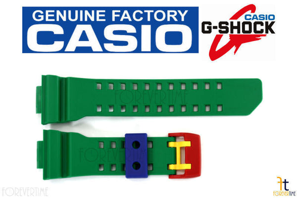 CASIO G-SHOCK GA-400-2A Original Green Rubber Watch BAND Strap - Forevertime77