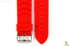 22mm Fits Fossil Red Silicon Rubber Watch BAND Strap - Forevertime77