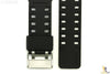16mm Fits CASIO GA-100 G-Shock Black Rubber Watch Band GA-110 GA-120 GA-300 - Forevertime77