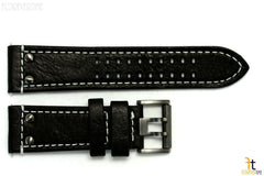 Luminox 1921 1941 Atacama 26mm Black Leather Watch Band Strap