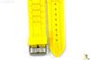 22mm Fits Fossil Yellow Silicon Rubber Watch BAND Strap - Forevertime77