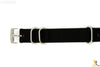 Luminox 3000 22mm Black Nylon Watch Strap Steel Loops(3) 3040 3050 3080 8820 - Forevertime77
