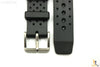 18mm for Citizen Black Rubber Divers Heavy Duty Watch Band Strap - Forevertime77