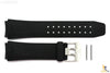 Luminox 9100 F16 22mm Black Rubber Watch Band Strap w/ 2 Pins - Forevertime77