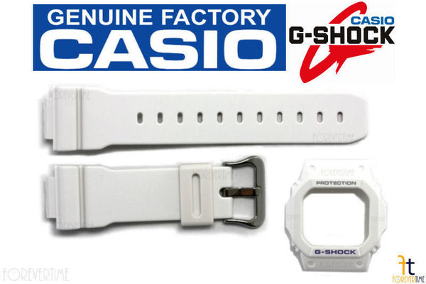 CASIO G-Shock G-5600A-7D Original White BAND & BEZEL Combo - Forevertime77