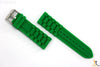 20mm Fits Fossil Green Silicon Rubber Watch BAND Strap - Forevertime77