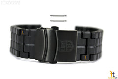 Luminox 3050 23mm Black Polymer Carbon Bracelet Watch Band w/2 Pins 3080 3800