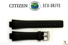 Citizen 59-S51274 Original Replacement 13mm Black Rubber Watch Band Strap