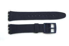 17mm Men's Dark Blue Replacement  Band Strap fits SWATCH watches