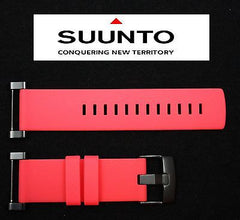 Suunto Core ORIGINAL Flat Red Rubber Watch BAND Strap w/ Attachment Pins  SS018820000