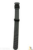 20mm Fits Luminox Nylon Woven Grey Watch Band Strap 4 Black S/S Rings - Forevertime77