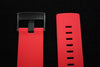 Suunto Core ORIGINAL Flat Red Rubber Watch BAND Strap w/ Attachment Pins - Forevertime77
