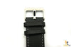 18mm Bikers Punk Rock Goth Wide Black Skaters Leather White Stitch Watch Band - Forevertime77