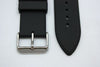 22mm Plain Heavy Italian Black Rubber Watch BAND Strap FITS Luminox S/S Buckle - Forevertime77