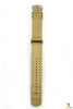 24mm Fits Luminox Nylon Woven Beige Watch Band Strap 4 Stainless Steel Rings - Forevertime77