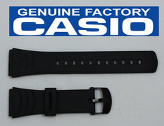 CASIO DBC-32C 22mm Original Black Rubber Watch BAND Strap DATA BANK DBC-32C