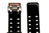 CASIO G-Shock GA-100CS-7AW 16mm Original Glossy Black Rubber Watch BAND Strap - Forevertime77