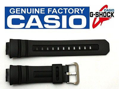 CASIO G-Shock AWG-100 16mm Original Black Rubber Watch BAND AWG-101 AWG-M100 - Forevertime77