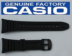 CASIO W-96H-1BV Original ILLUMINATOR BLACK Rubber Watch BAND Strap W-96-2AVH