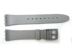 12mm Ladies Grey Replacement Watch Band Strap fits SWATCH watches
