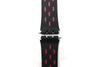 17mm Soft PVC Black / Hot Pink Replacement Watch Band Strap fits SWATCH watches - Forevertime77