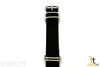 20mm Fits Luminox Nylon Woven Black Watch Band Strap 4 Stainless Steel Rings - Forevertime77