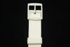 17mm Soft PVC White Replacement  Band Strap fits SWATCH watches - Forevertime77