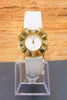 Pedre Stainless Steel Gold Plated Unisex White & Gold Vintage 1990's NEW