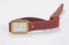 Courreges Unisex Watch Swiss Made Two-Tone Leather Vintage NEW 1990's