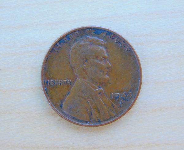 1944 American Wheat Penny, Lincoln, D Mint Mark
