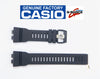 Casio 10561443 Genuine Factory Replacement Black Rubber Watch Band GBA-800-1A