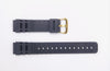 18mm Vintage but NEW CASIO Black Rubber Watch Band Strap 1990's
