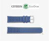 Citizen AT8020-03L Original Replacement 23mm Blue Angles Leather Watch Band Strap 4-S084059
