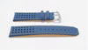 Citizen AT8020-03L Original Replacement 23mm Blue Angles Leather Watch Band Strap 4-S084059