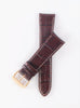 Citizen AT4006-06X Original Replacement 24mm Brown Leather Watch Band Strap 4-S086710