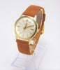 Caravelle Pre-Owned Unisex Winding Watch Stainless Steel Gold Plated 1960's