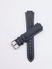 Original Genuine CASIO EF-500L-1AV Black Leather Watch Band Strap w/2 Pins
