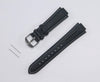 Original Genuine CASIO EF-500L-1AV Black Leather Watch Band Strap w/2 Pins